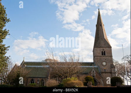 Der St. wilfrid Kirche, die auf Kirche Hügel steht, kirkby in Ashfield, Nottinghamshire, England. Die Kirche stammt aus dem 1100 von Stockfoto