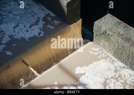 Israel unteren Galiläa Wette Netofa Tal Eschkol zentrale Filtration Pflanze Mekorot National Water Carrier Januar 2009 Stockfoto