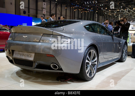 Aston Martin V12 Vantage auf einem europäischen motor Show gezeigt. Stockfoto