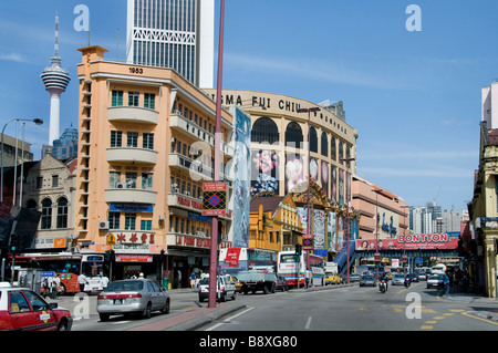 Wisma Fui Chiu Kuala Lumpur Chee Cheong Kai Chinatown China Stadt chinesischen Malaysia Stockfoto