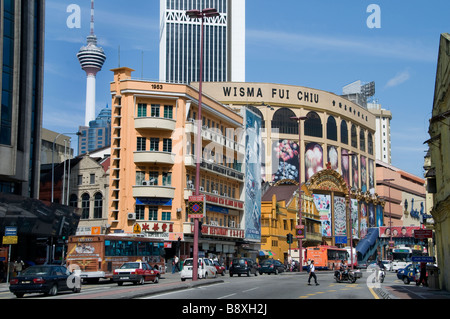 Wisma Fui Chiu Kuala Lumpur Chee Cheong Kai Chinatown China Stadt chinesischen Malaysia Stockfoto