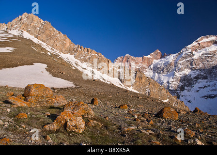 Ventilator Berge, Pamir, Tadschikistan, Asien. Stockfoto