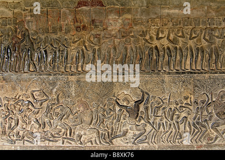 Süd-Galerie Angkor Wat Stockfoto