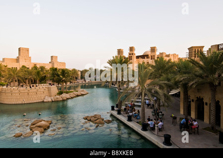 Die Medina von Jumeirah Hotel Dubai Vereinigte Arabische Emirate Stockfoto