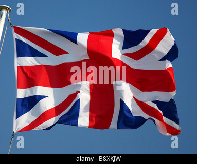 Union Jack-Flagge Stockfoto