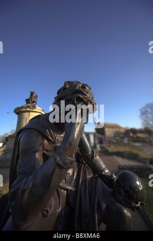 Statue von Hamlet Stratford-upon-Avon Warwickshire England England Europa Stockfoto