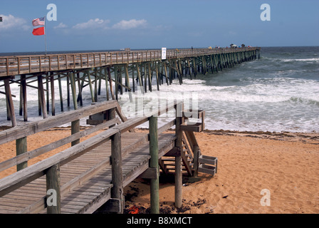 Pier Flagler Beach Florida Stockfoto