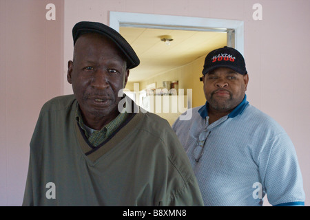 Ehemaliger Bauernhof Arbeitnehmer USA Stockfoto