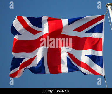 Union Jack-Flagge Stockfoto