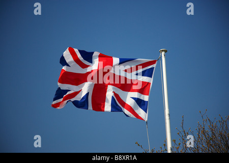 Union Jack-Flagge Stockfoto