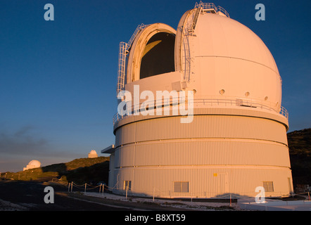 William Herschel-Teleskop auf La Palma (Kanarische Inseln). Stockfoto