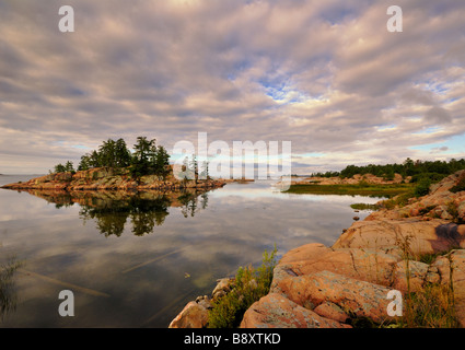 Schöne Georgian Bay, Lake Huron Stockfoto