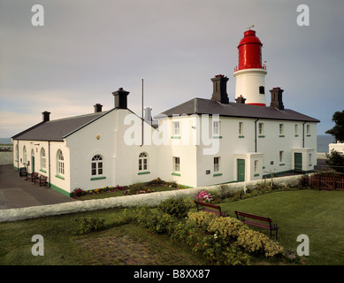 Souter Lighthouse, South Tyneside. 1871 eröffnet, war der Leuchtturm das erste elektrische Licht verwenden. Stockfoto