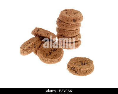 Mini-Choclate Chip Cookies Stockfoto