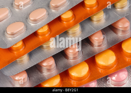 Pillen Stockfoto