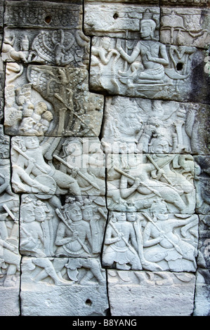 Bayon Tempel Angkor Thom Stockfoto