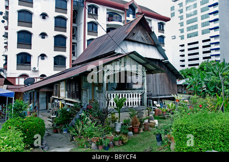 alte Viertel in der Nähe der Petronas Twin Towers Kuala Lumpur City Centre KLCC Jalam Ampang Malaysia Stockfoto