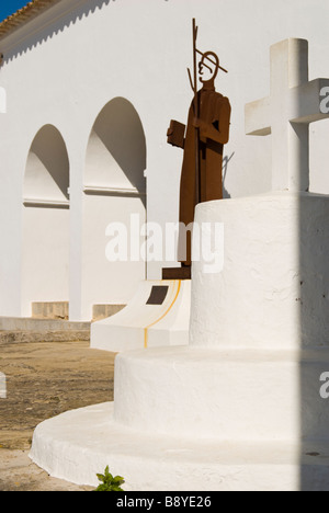 Kirche von Sant Joan de Labritja, Ibiza, Spanien, detail Stockfoto