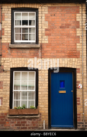 Kleiner Stein Reihenhaus in Presteigne Dorf Powys an der Walisisch-englischen Grenze Wales UK Stockfoto