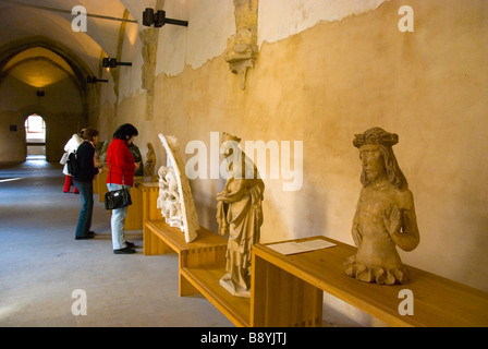 Ausstellung im Inneren Anezky klášter der St. Agnes-Kloster in Prag Tschechische Republik Europa Stockfoto