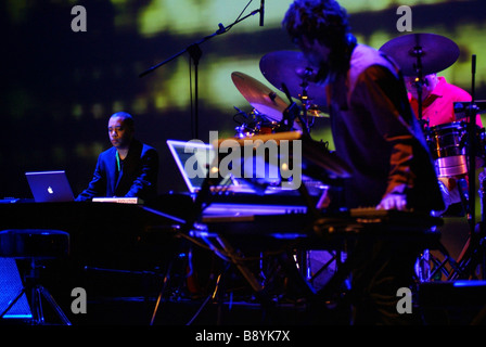 Carl Craig und dem Innerzone Orchestra live, Auditorium, Rom, Latium, Italien Stockfoto