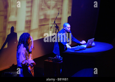 Carl Craig und dem Innerzone Orchestra live, Auditorium, Rom, Latium, Italien Stockfoto