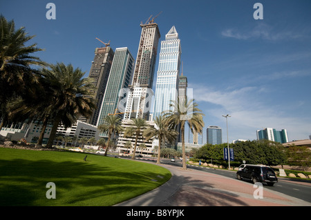 Gebäude der Stadt-Zentrum, Dubai, Vereinigte Arabische Emirate Stockfoto