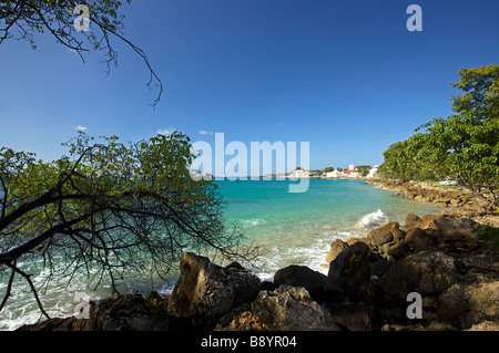 Speightstown oder "Kleine Bristol" Waterfront, zweitgrößte Stadt in Barbados Stockfoto