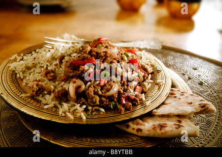 Lamm Keema Indian curry Stockfoto