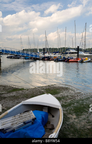 Boote an Hamble Marina Hampshire in England Stockfoto