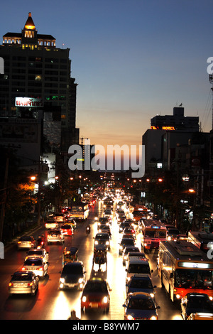 Verkehr in Bangkok, Thailand Stockfoto