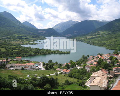 Lake Barrea, Abruzzen, Italien Stockfoto