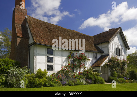 Unteren Brockhampton Haus das mittelalterliche Herrenhaus auf dem Brockhampton Anwesen in Worcestershire Stockfoto