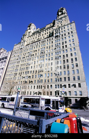 New York City das Beresford Manhattan Wohngebäude an der Central Park Upper West Side. Art déco-Architektur aus dem 19. Jahrhundert. USA Stockfoto