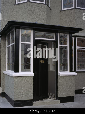 Die Veranda im Mendips Kindheit Zuhause von John Lennon in Liverpool Stockfoto