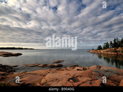 Schöne Georgian Bay, Lake Huron Stockfoto