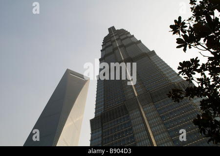 Der finanzielle Bezirk Pudong, Shanghai. Stockfoto