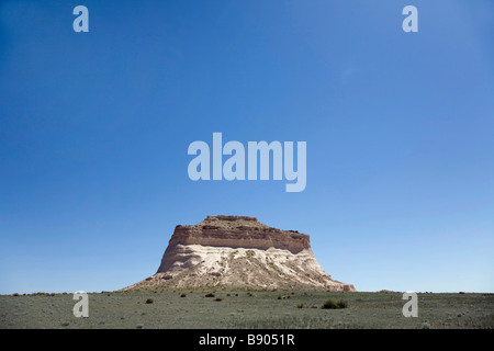 Westen Pawnee Butte entlang wandern, Pawnee Buttes in die Pawnee National Grasslands in Nord-Ost-Colorado Stockfoto