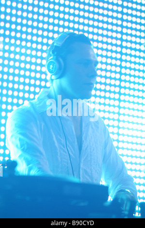 DJ Tiesto, die live im Mysteryland Stockfoto