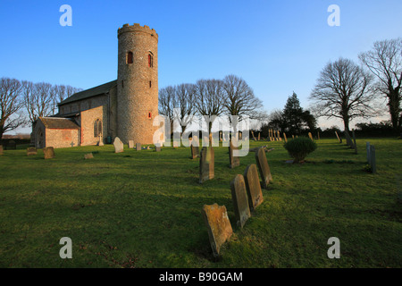 St.-Margarethen Kirche in Burnham Norton in Norfolk. Stockfoto