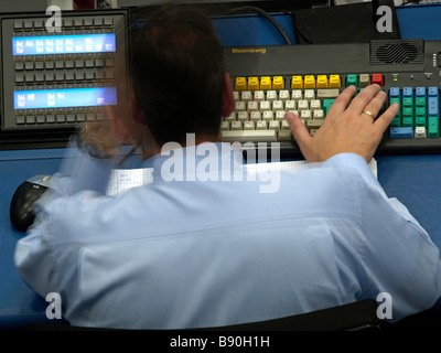 Europa, Deutschland, Frankfurt Main, Deutsche Bank, Handelsraum, Europa Stockfoto