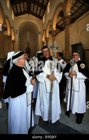 Madonna della luce fest, Mistretta, Sizilien, Italien Stockfoto