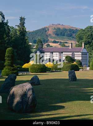 Plas Newydd, Llangollen, Wales, Großbritannien. Die Heimat des exzentrischen 18. Jahrhunderts, bekannt als die 'Ladies of Llangollen', Eleanor Butler und Sarah Ponsonby Stockfoto