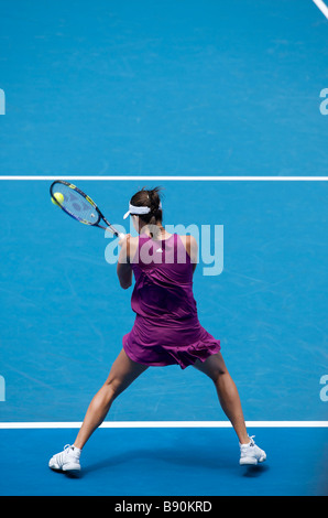 Adidas Tennisspielerin Ana Ivanovic Serbien während der Australian Open Grand Slam 2009 in Melbourne Stockfoto