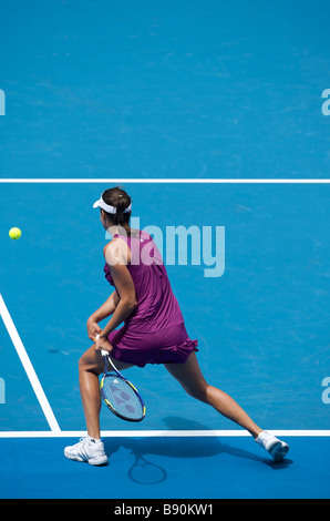 Adidas Tennisspielerin Ana Ivanovic Serbien während der Australian Open Grand Slam 2009 in Melbourne Stockfoto