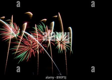 Feuerwerk am Himmel Stockfoto