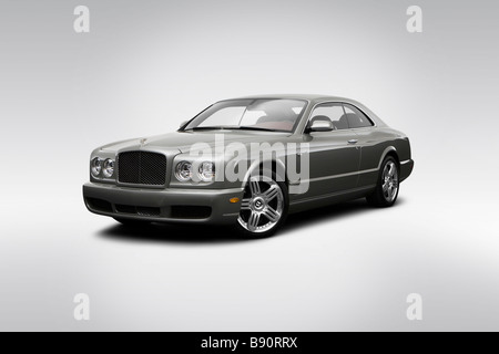 Drehen Sie 2009 Bentley Brooklands in grau - Front Ansicht Stockfoto