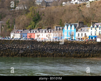 Tobermory Fischerdorf auf der Isle of Mull Stockfoto