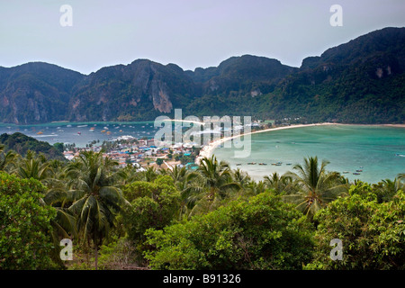 Thailand: Phi Phi Don: Sicht Stockfoto