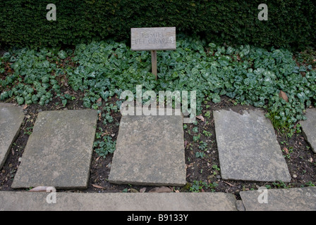 Chartwell, Wohnhaus und Garten von Sir Winston Churchill. Gräber von seiner Familie Haustiere Stockfoto